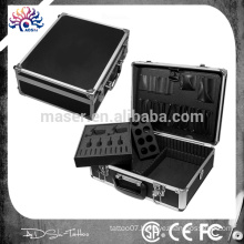 factory manufacturer professional tattoo machine case/aluminum makeup empty case/aluminum cosmetic suitcase